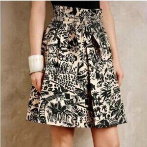 Anthropologie Corey Lynn Calter Printed Paper-Bag Skirt